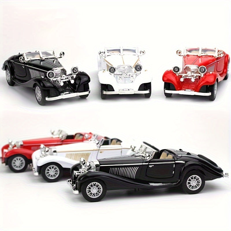 1:28 Alloy Vintage Car Model Static Collection, As Halloween Gift