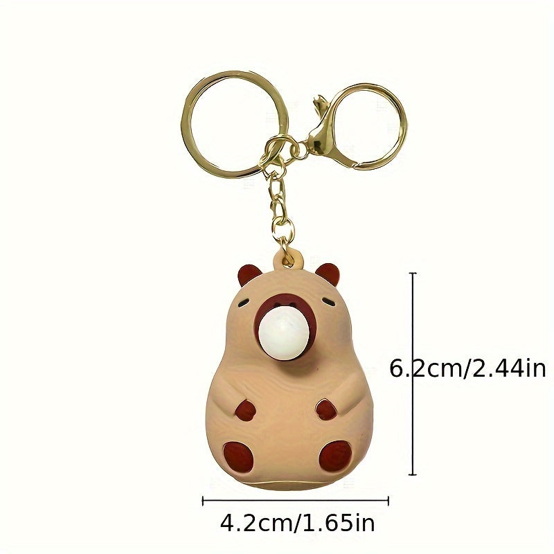 2-Pack Capybara Bubble Keychains