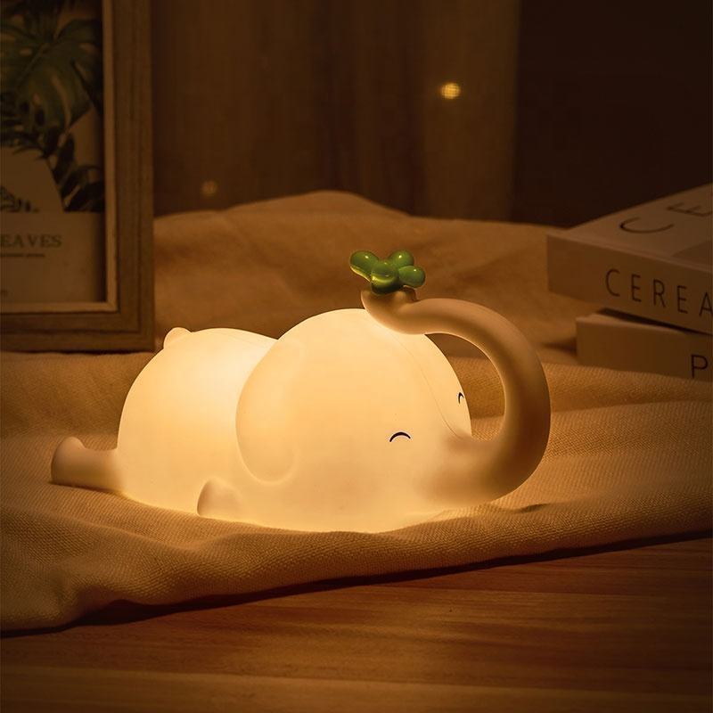 USB Rechargeable Elephant-shaped Night Light