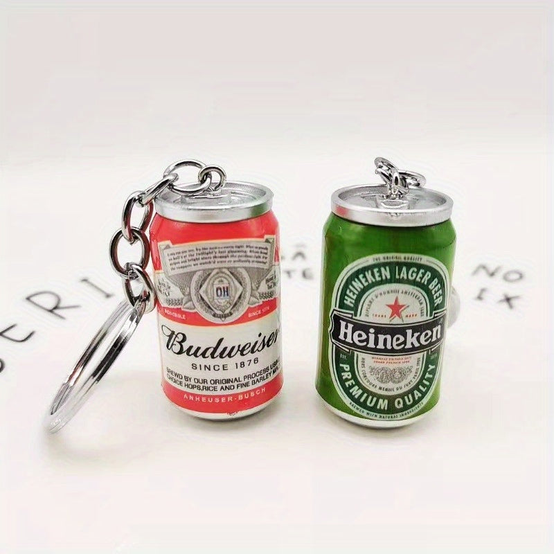 Creative Mini Beer Bottle Keychain, Bag Pendant Can Bottle Craft Gift Women Holiday Gift