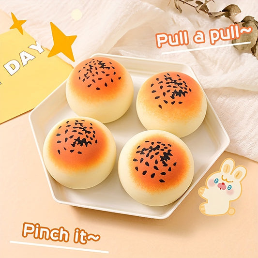 Simulation Yolk Pastry Mochi Squishy Toy,