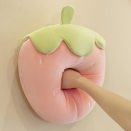 Simulated Cute Strawberry Pillow