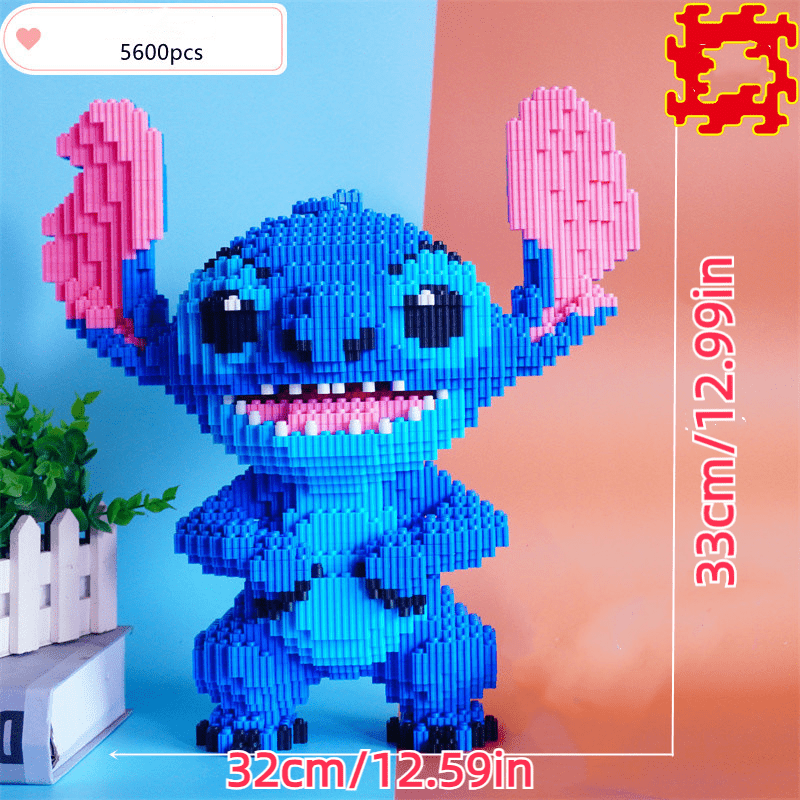 Disney Stitch 3D Puzzle Building Blocks