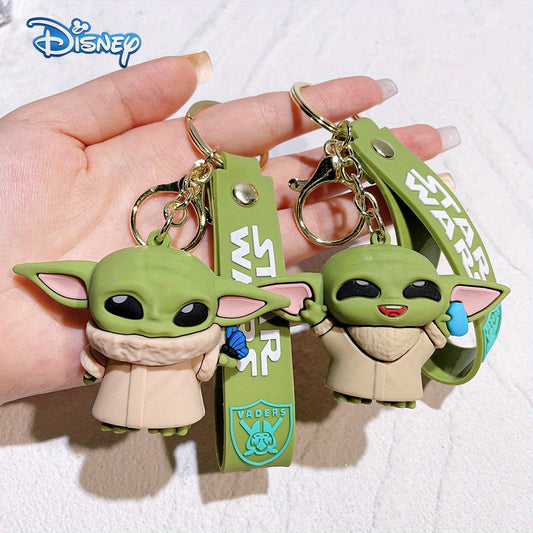 1 Pc Disney Baby Yoda Keychain Charm