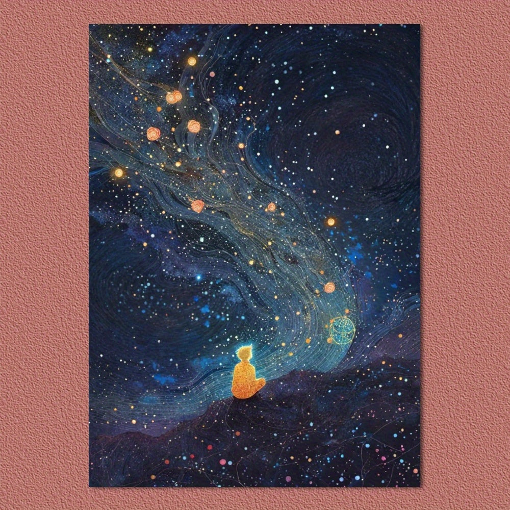 Starry Night Sky Canvas Print