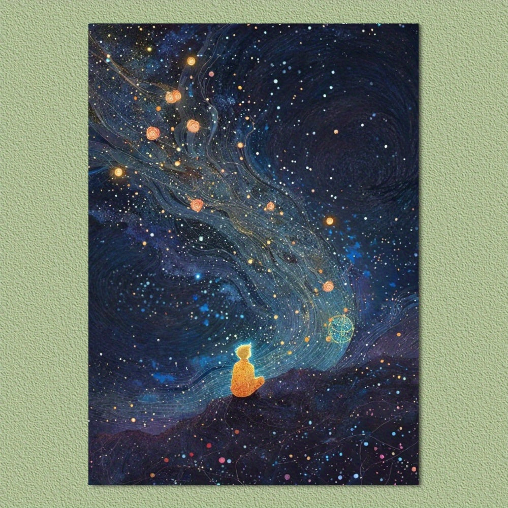 Starry Night Sky Canvas Print