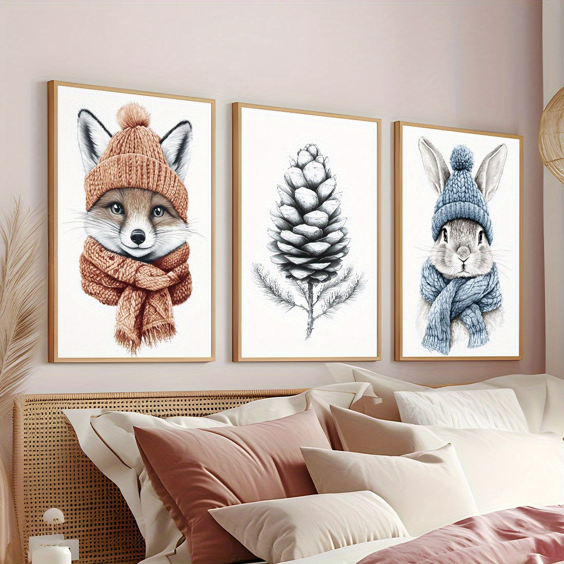 3pcs Christmas Canvas Art Set