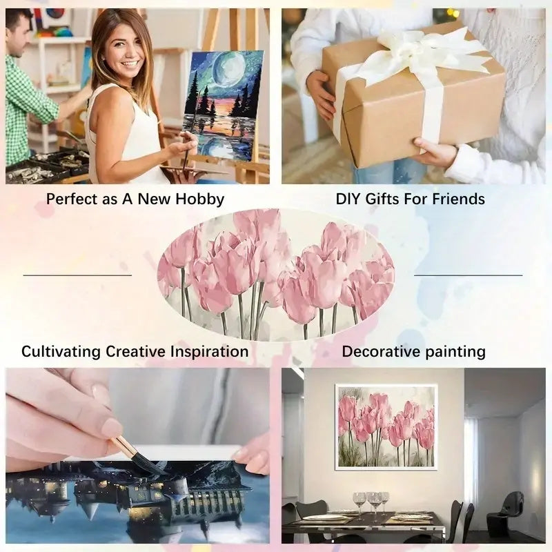 DIY Paint-by-Number Kit for Adults