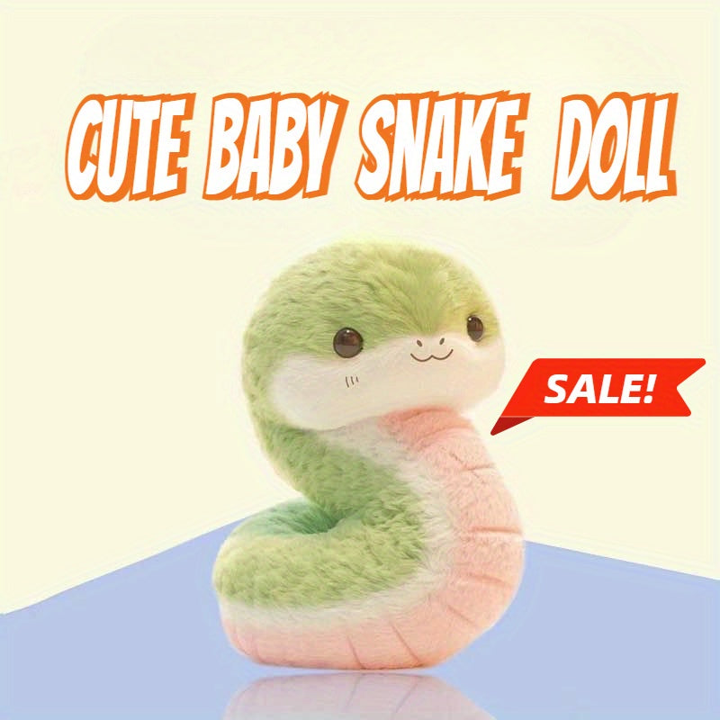 Cute Baby Snake Plush Toy