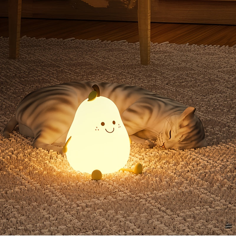 1pc Cute Pear Night Light