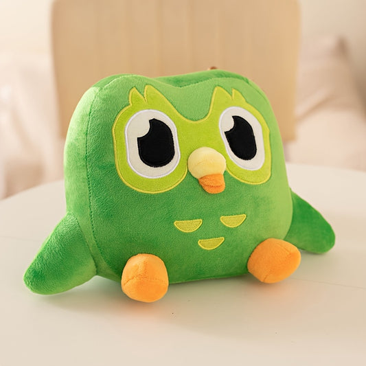 Soft Green Owl Plush Toy