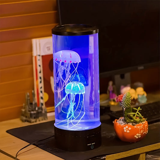 "Luminous Art" Enchanting Jellyfish Led Lamp