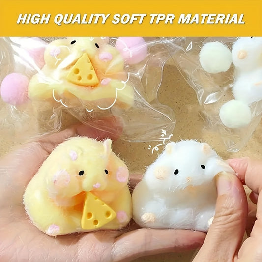 Hot Plastic Polyurethane Squishy Hamster Squeeze Toy