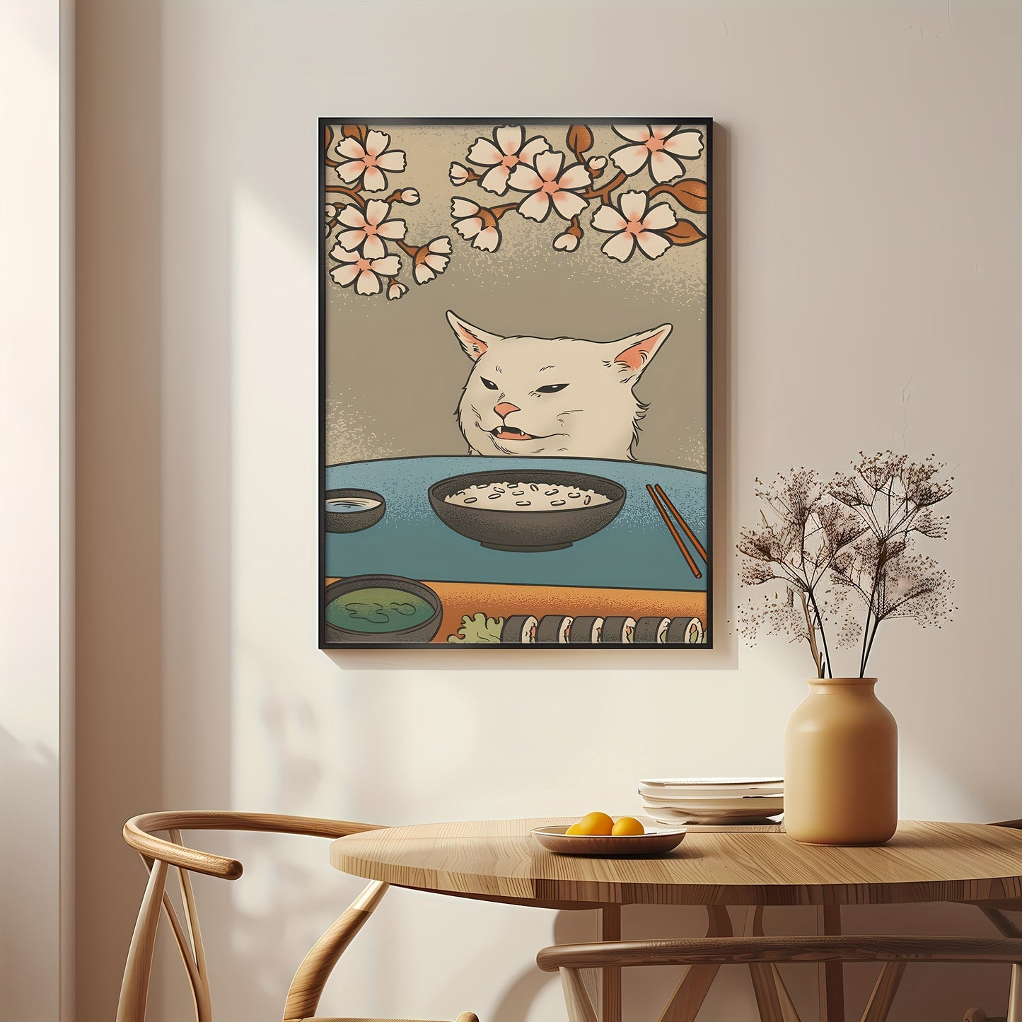 Set of 2 Japanese-Inspired Canvas Art Prints