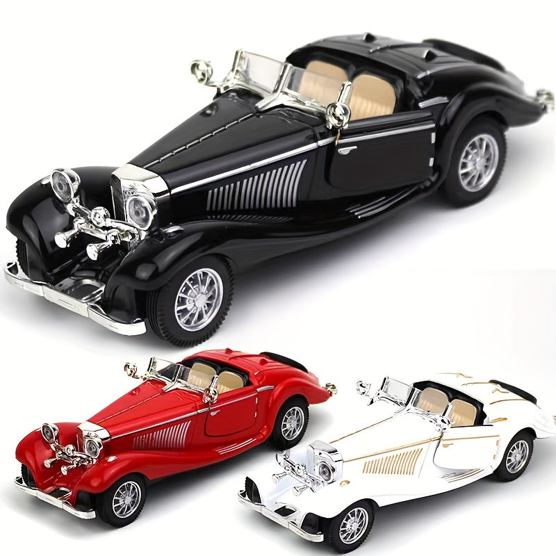 1:28 Alloy Vintage Car Model Static Collection, As Halloween Gift