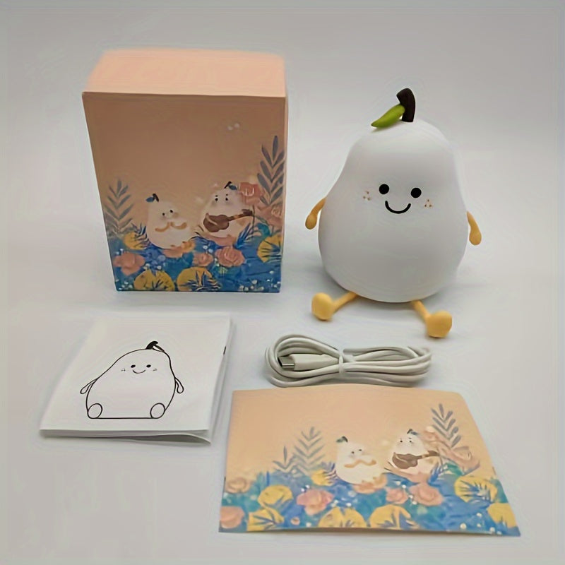 1pc Cute Pear Night Light