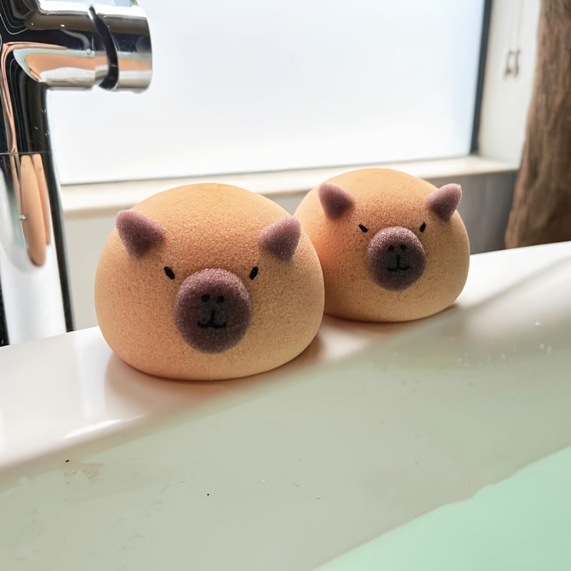 Cute Capybara Bath Sponge