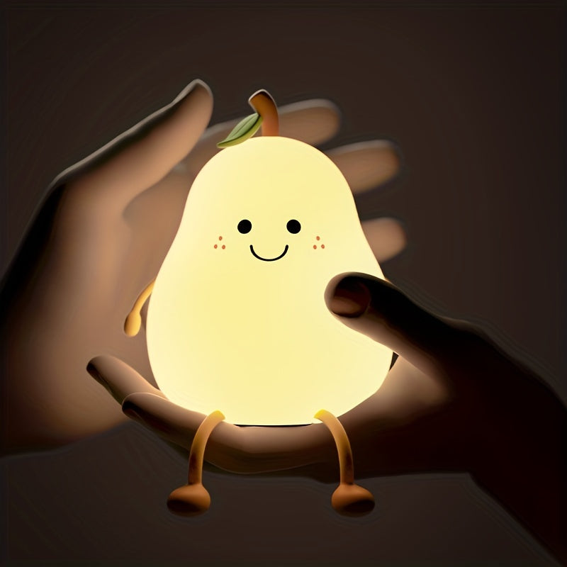 1pc Cute Pear Night Light