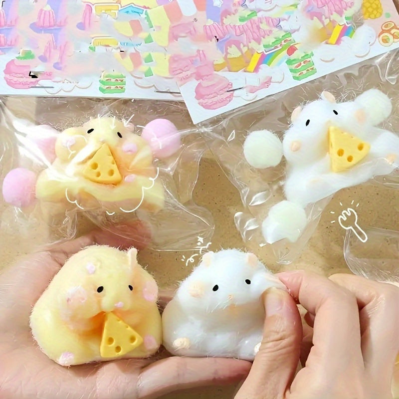 Hot Plastic Polyurethane Squishy Hamster Squeeze Toy