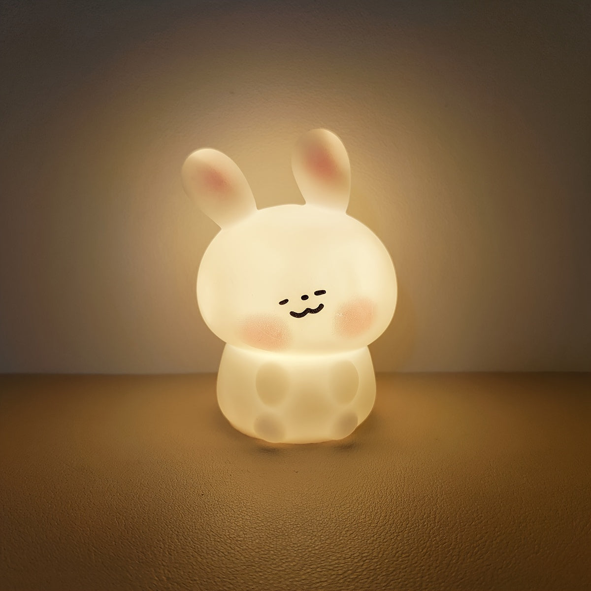 Charming Blush Naughty Rabbit Led Night Light,