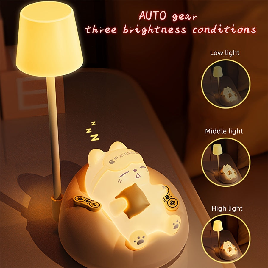 Soft Cat Night Light