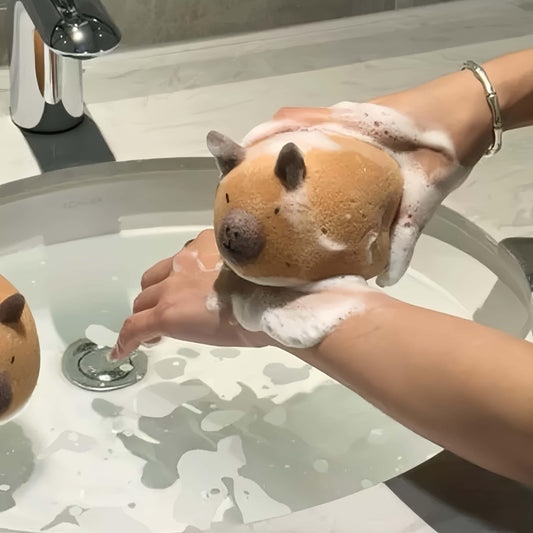 Cute Capybara Bath Sponge