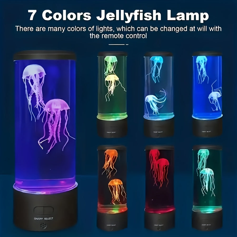 "Luminous Art" Enchanting Jellyfish Led Lamp