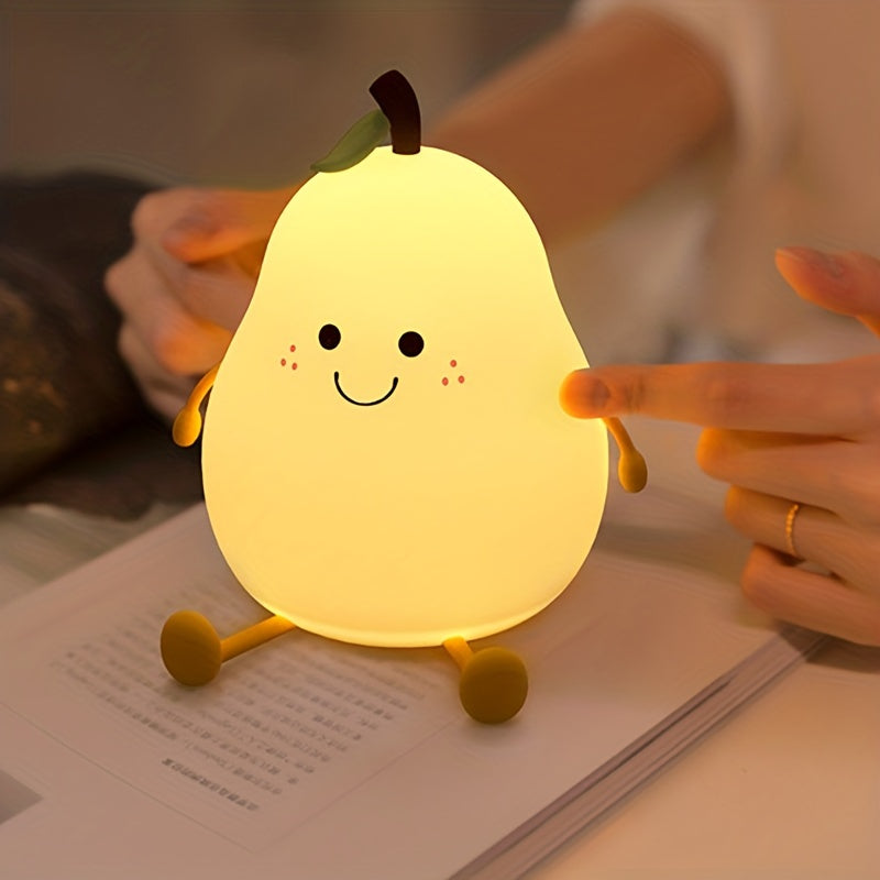 1pc Cute Pear Night Light