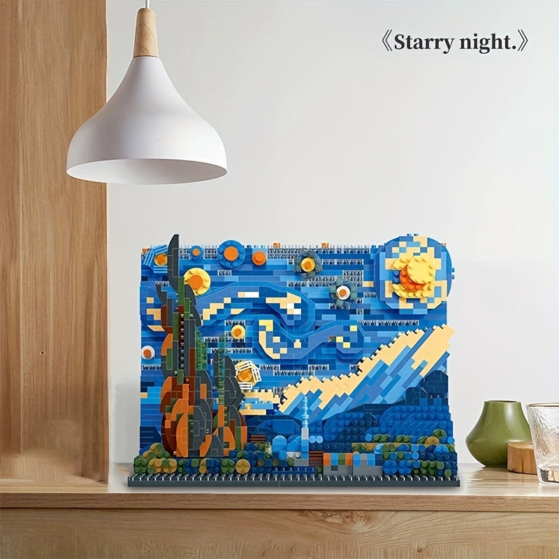 Starry Night 3D Building Blocks Set