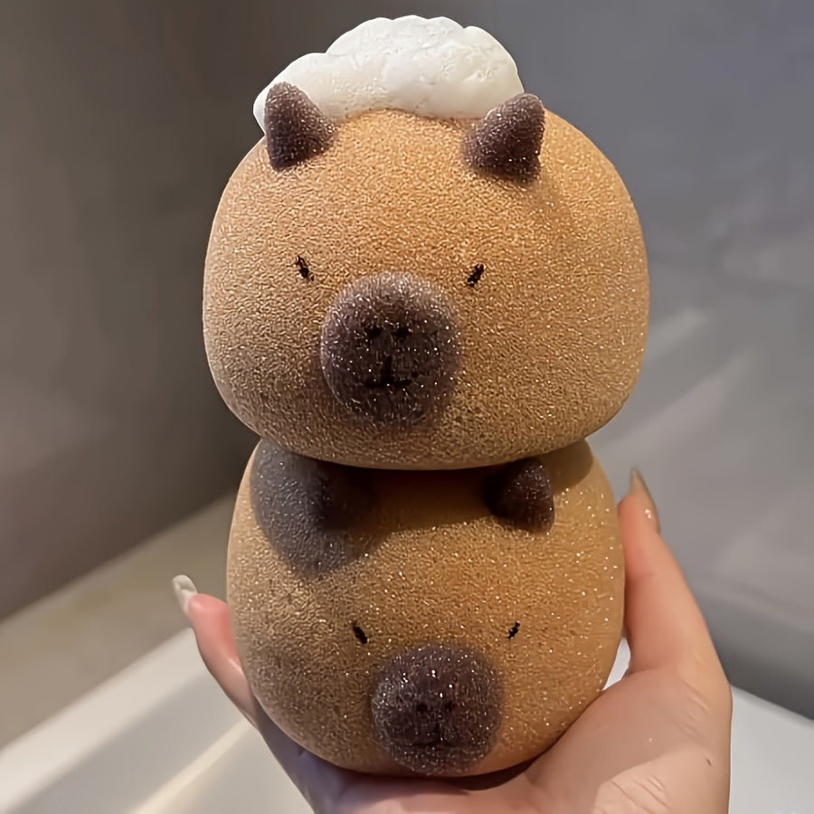 Cute Capybara Bath Sponge