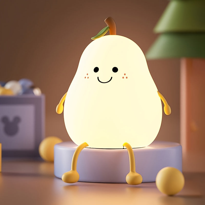 1pc Cute Pear Night Light