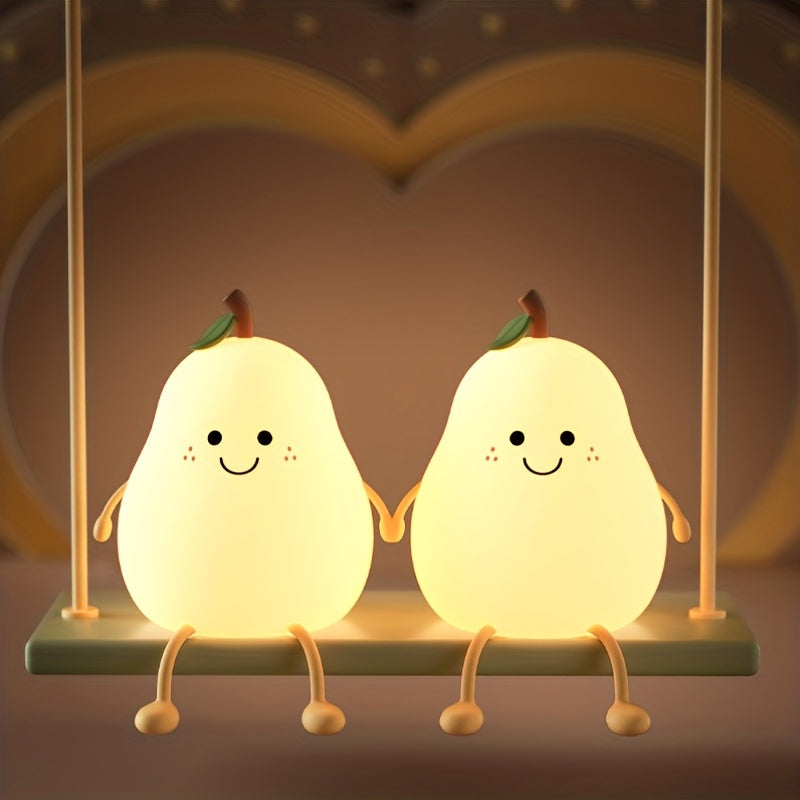 1pc Cute Pear Night Light