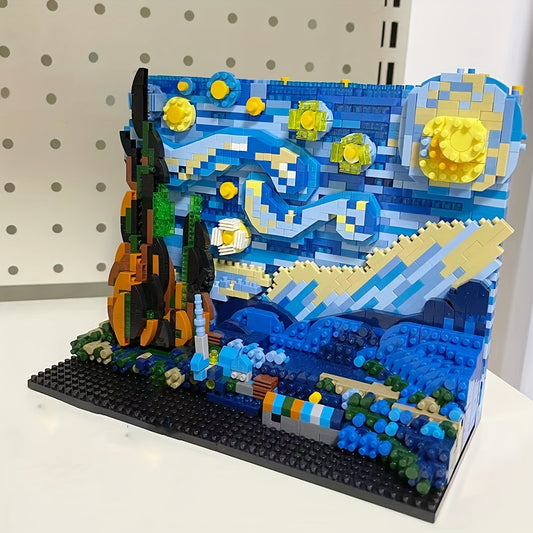 Starry Night 3D Building Blocks Set