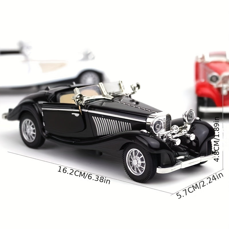 1:28 Alloy Vintage Car Model Static Collection, As Halloween Gift