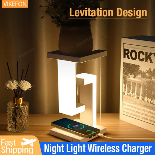 Anti-gravity Suspension Light Wireless Charger Desk