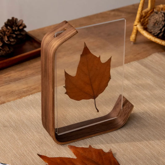 VCC Acrylic Wooden Photo Frame Herbarium Display