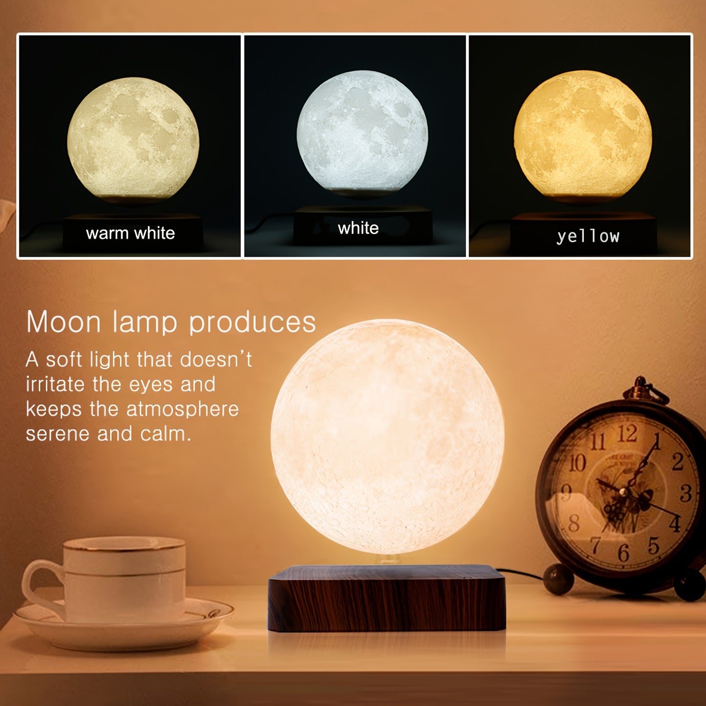 Magnetic Suspension Moon Lamp