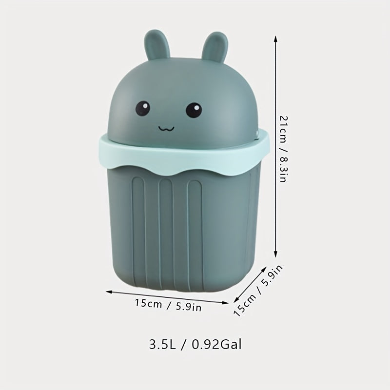 Cute Cartoon Mini Desktop Trash Can