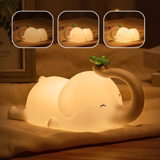 USB Rechargeable Elephant-shaped Night Light