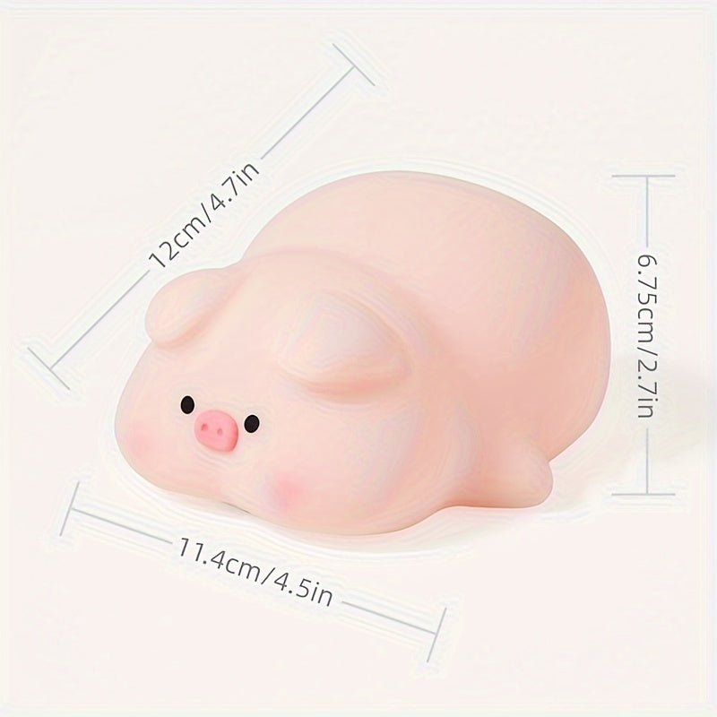 Silicone Night Light Piggy Pat Lamp Accompanying Sleeping Induction