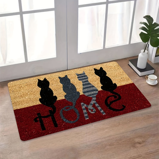 Cartoon Cat Home Decor Doormat