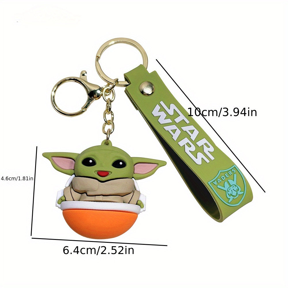 1 Pc Disney Baby Yoda Keychain Charm