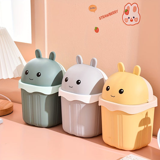 Cute Cartoon Mini Desktop Trash Can