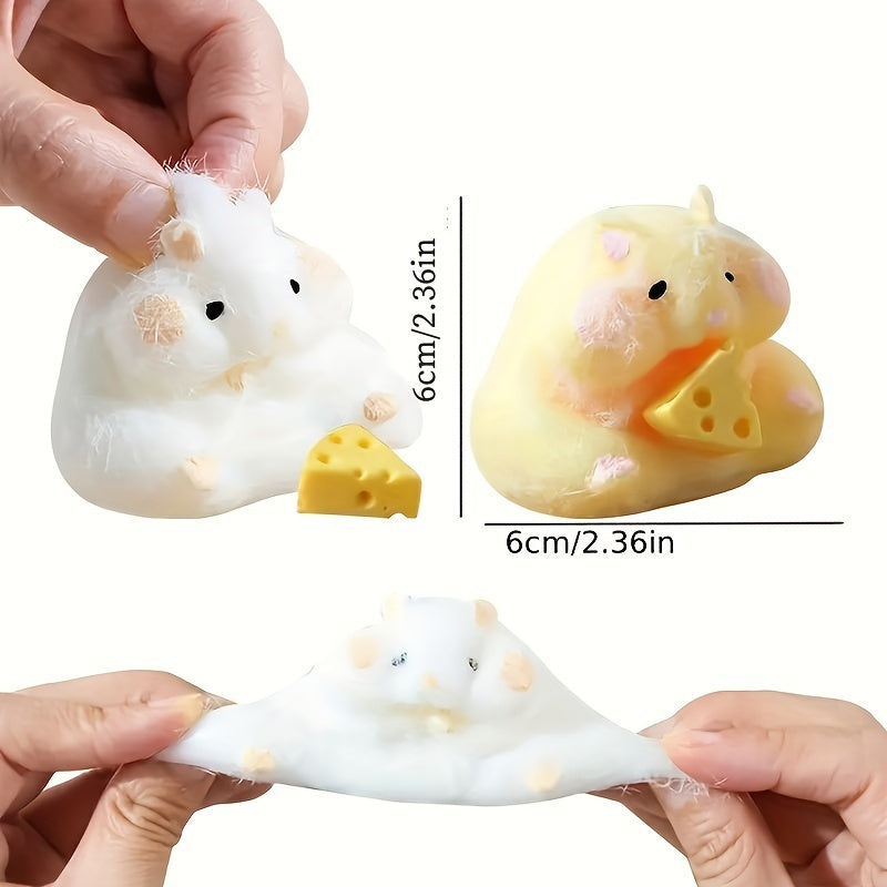 Hot Plastic Polyurethane Squishy Hamster Squeeze Toy