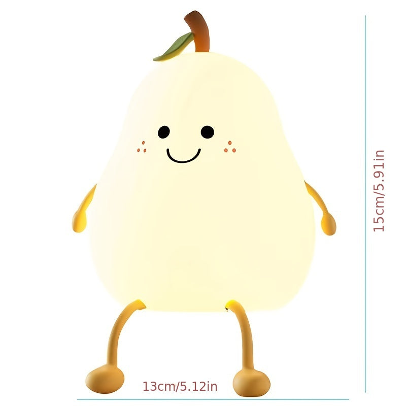 1pc Cute Pear Night Light